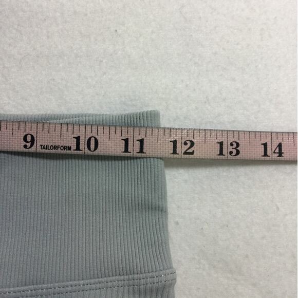 SPORTS 2 PC XS gray ribbed fitted athletic lounge comfort leggings top NEW B123 - Picture 8 of 11